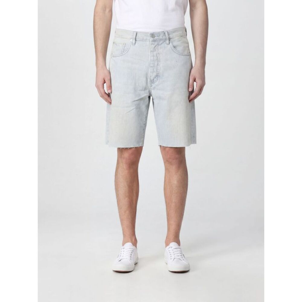 Purple Shorts Men Blue